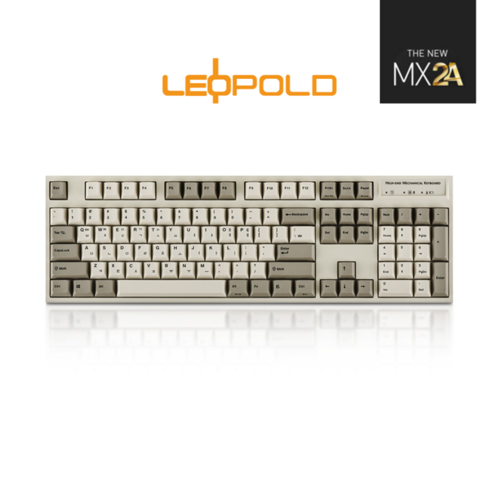 NEW 레오폴드 MX2A FC900RBT PD 화이트 투톤 유무선 기계식 키보드