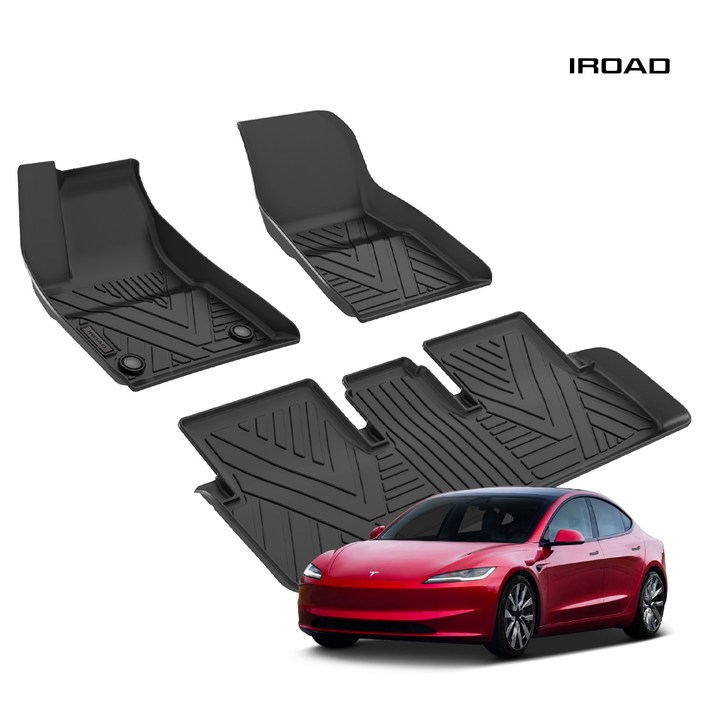 아이로드 TPE 카매트 풀커버  테슬라3 하이랜드  테슬라Y 5인승, 테슬라3하이랜드5인승24년