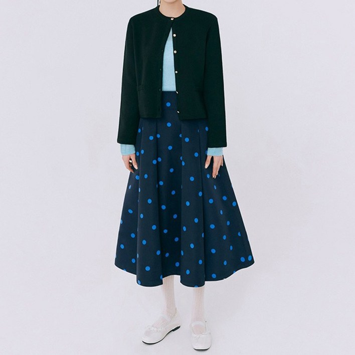 더엣지 도트 스커트 WZSK2G02