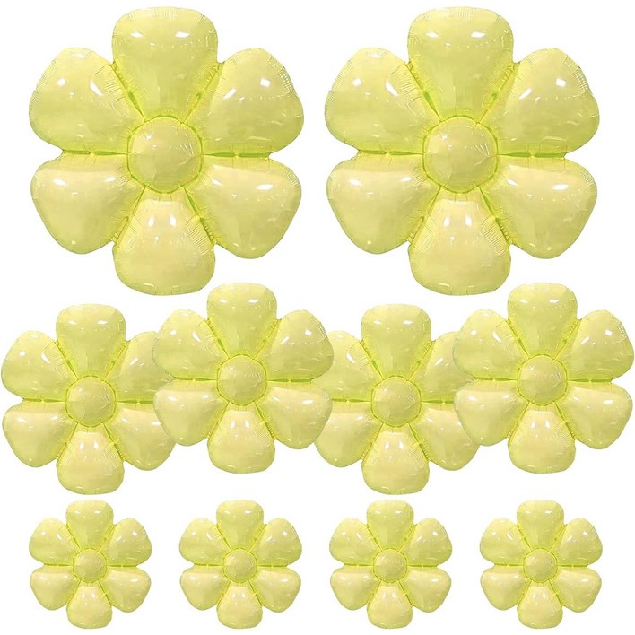 CEUQIESO 20pcs 데이지 풍선, 생일 새해 결혼식 파티 장식을위한 혼합 색상 미니 데이지 호일 풍선 흰색, 분홍색, 보라색, 파란색, 노란색 데이지 풍선 세트, 20개, 노란 데이지 CEUQIESO 20pcs 데이지 풍선, 생일 새해 결혼식 파티 장식을위한 혼합 색상 미니 데이지 호일 풍선 흰색, 분홍색, 보라색, 파란색, 노란색 데이지 풍선 세트, 20개, 노란 데이지