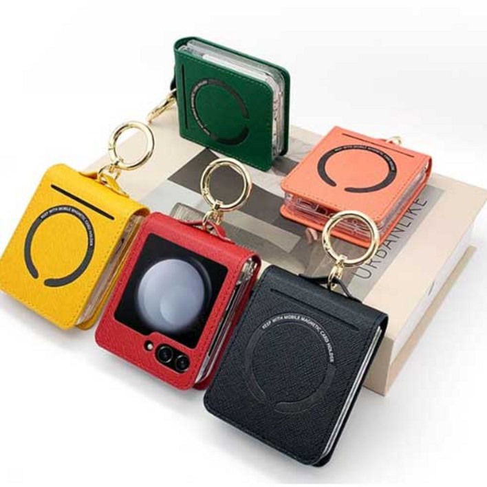 Wolf Boy 갤럭시Z플립 1/2  Z플립3 Z플립4 Z플립5 쥬아르 맥세이프 카드수납 홀더링 휴대폰케이스