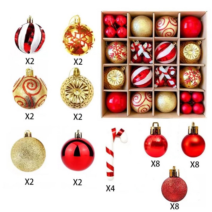 크리스마스 장식볼 소품 트리 세트 크리스마스 트리 장식 ZZSDGQ11