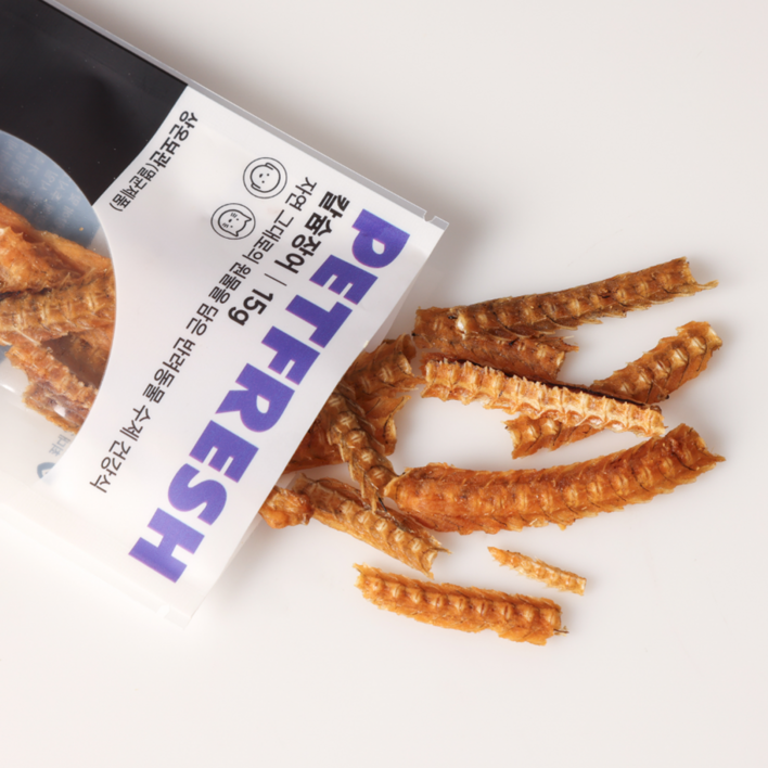 펫프레시 칼슘장어 뼈튼튼수제간식 강아지 고양이 원물신선간식 수제간식 수제펫푸드