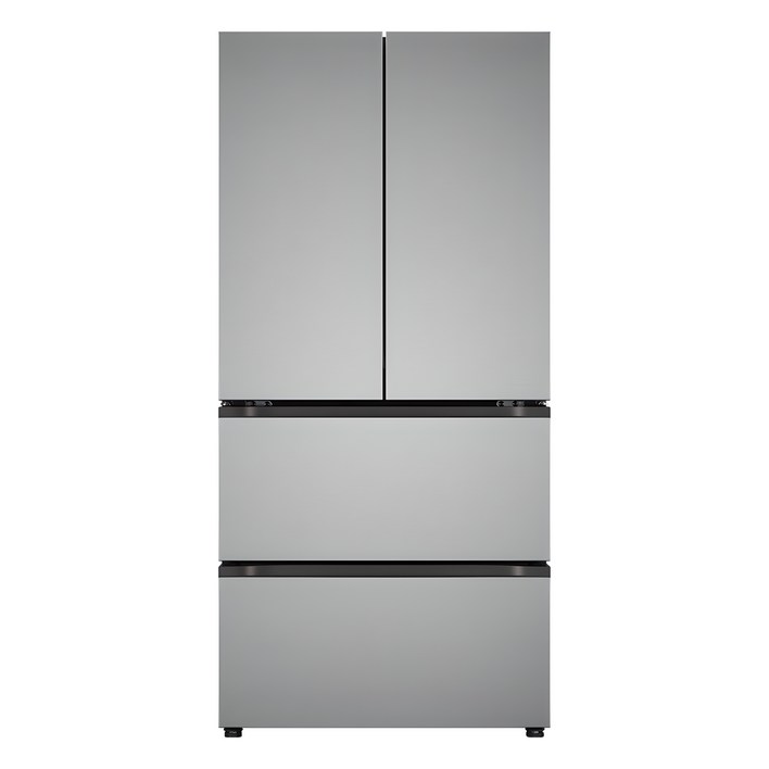 색상선택형 LG전자 오브제 505L 컨버터블 스탠드형 4도어 김치냉장고 메탈 김치톡톡 방문설치