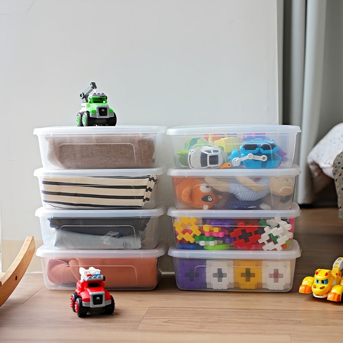 아이리스 국내생산 속이 보이는 리빙박스 MCB