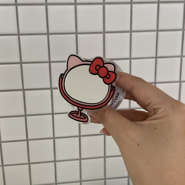 미러톡 헬로키티 귀여운 맥세이프 그립톡 스마트톡 거치대 핑거톡, 1개, ONE