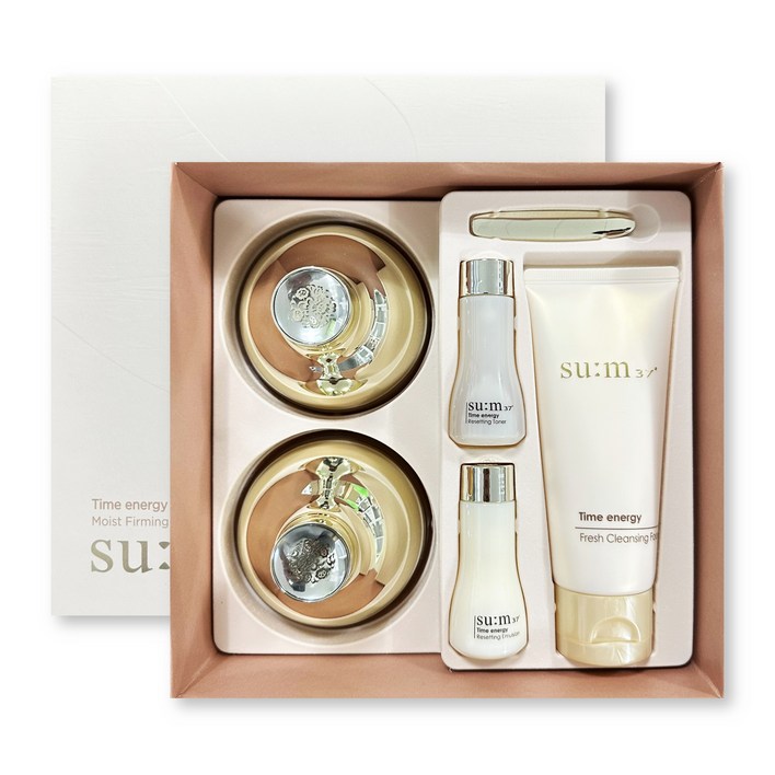 숨 타임 에너지 모이스트 퍼밍 크림 120ml 증량 세트 / 화장품기초선물세트, 1개, 120ml