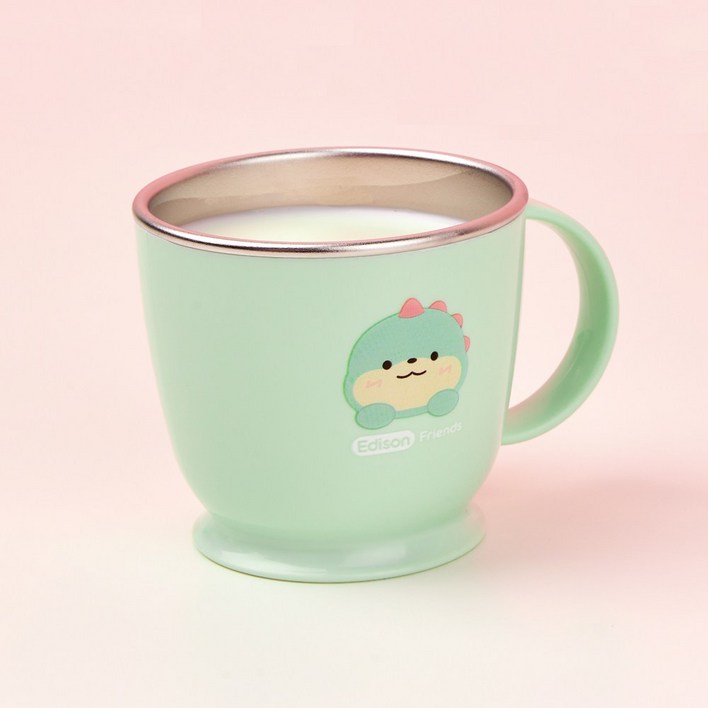 에디슨 프렌즈 논슬립 스텐 한손컵