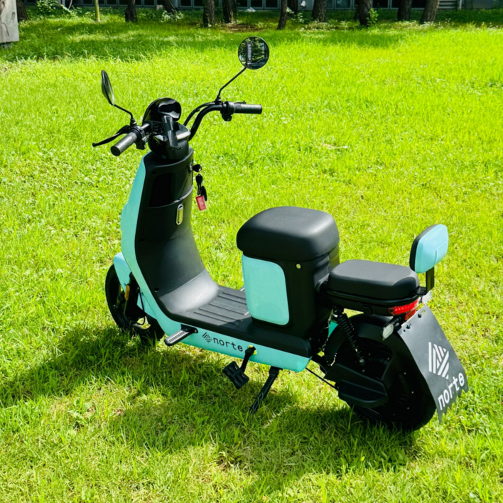 노르테 전동 스쿠터 전기 바이크 성인용 출퇴근 자토바이 미니벨로 오토바이