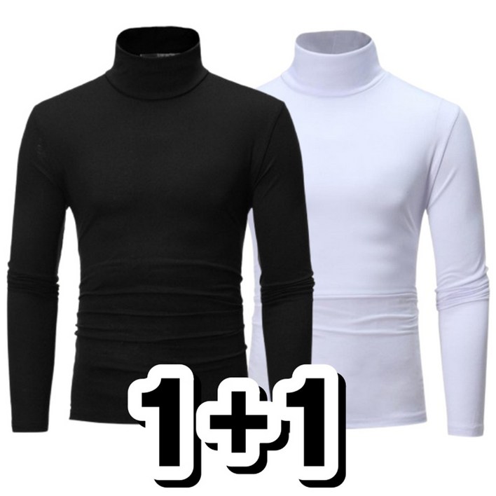 11 포고티 마조 가벼운 긴팔 목티 폴라티