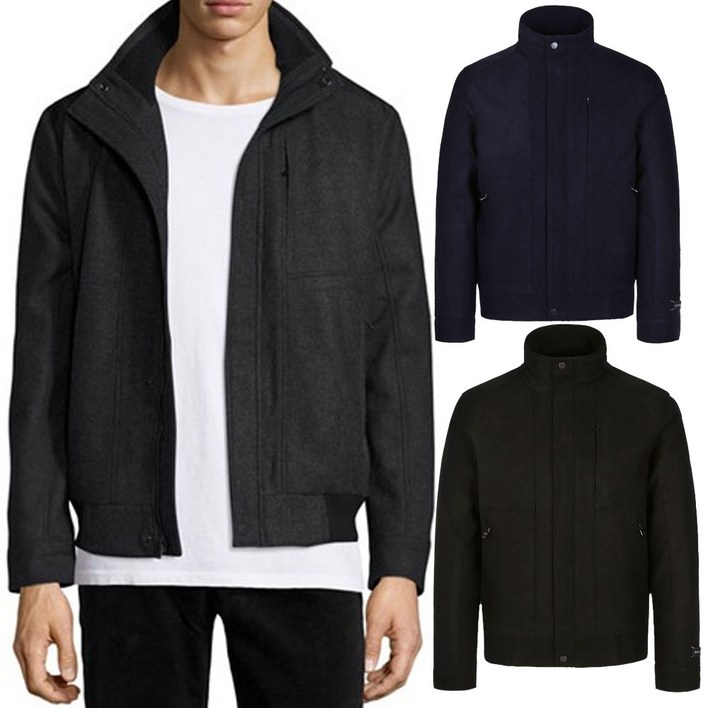 타하리 TA-0060 OUTERWEAR 남성용 봄 가을 겨울 울 숏 자켓 코트 출근 오피스 회사