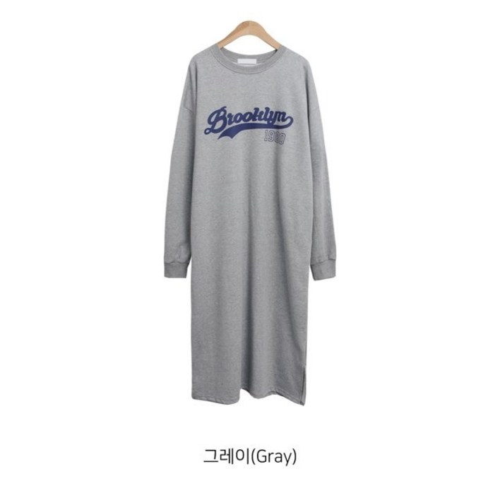 여성용 롱원피스 데일리룩 기장긴 면혼방소재 원피스 주머니있음 클린