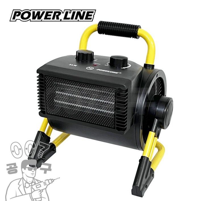 고급 산업용 PTC 팬히터 3KW 사각형 온풍기 PL1601-03