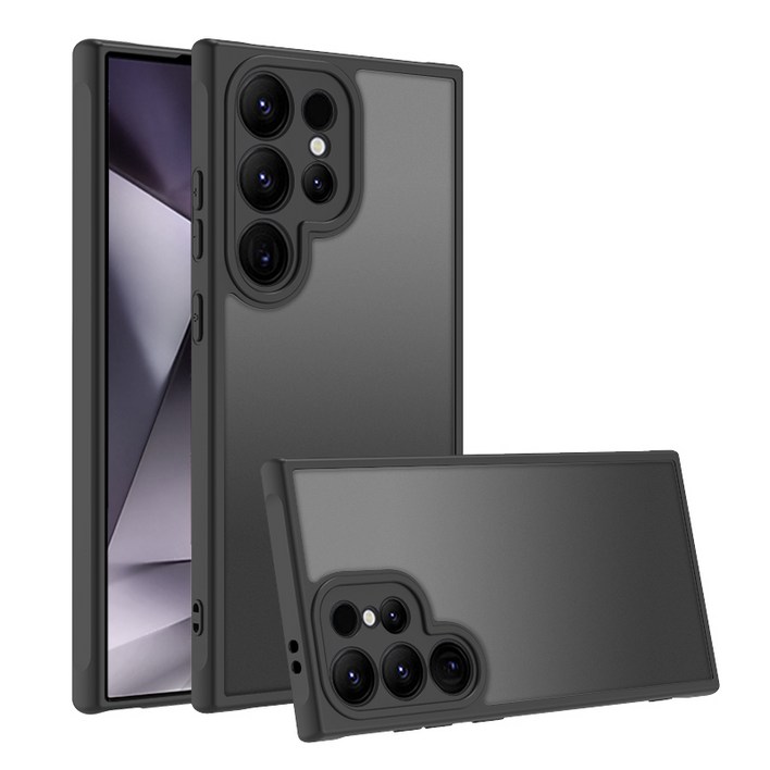 아칸크 갤럭시 S24 울트라 매트벨벳 지문방지 반투명 범퍼 휴대폰 케이스  Galaxy S24Ultra ( SM-S928N ) 5G 적용