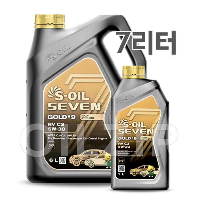 에스오일 세븐 골드 5W30 6L+1L 7리터 세트, 1개, 5w30, 7L