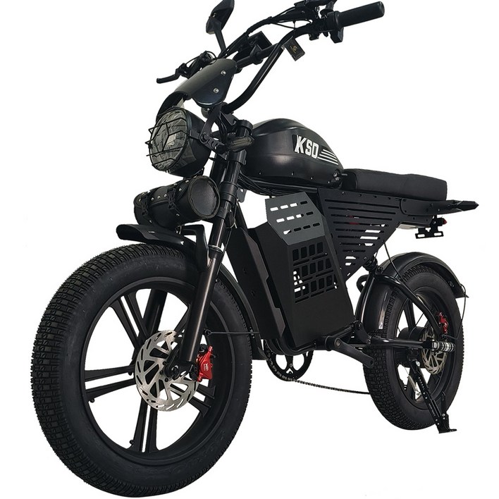 킥싸다KSD-RX7 KC국내제작 배터리 전기자전거 팻바이크 자토바이 레트로 모페드