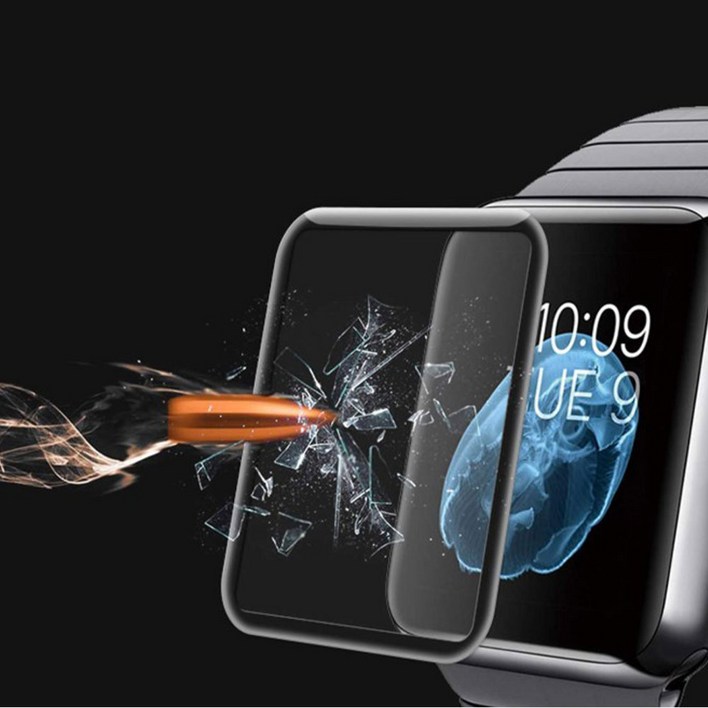 펠리칸 애플워치 3D 방탄 강화유리 보호 필름 2mm 전기종호환 11 2장