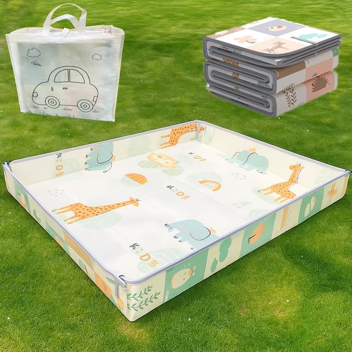 씽크라이프 모서리접이식 놀이방매트 캠핑 발포매트 바닥매트, 세트C