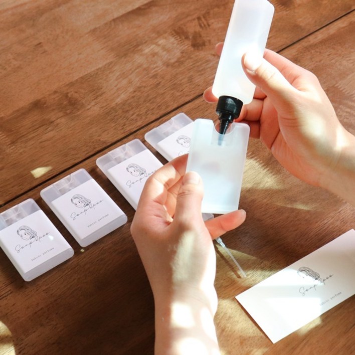 솝앤푸 휴대용 포켓 섬유 향수 만들기 diy 키트 , 20ml X 5개세트 단체활동 체험키트