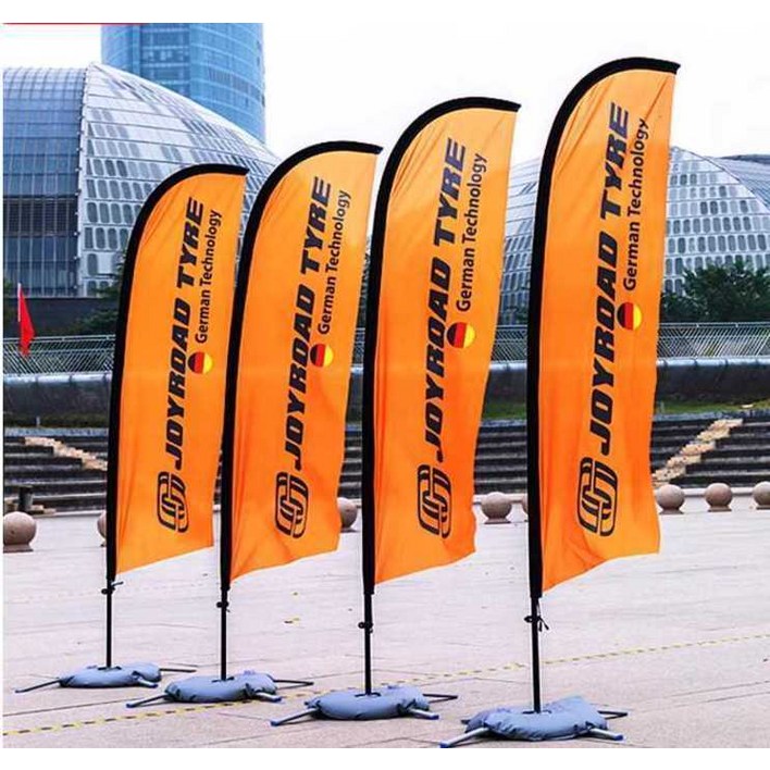 앳지하우스 윈드배너 깃발배너 철재입간판 거치대