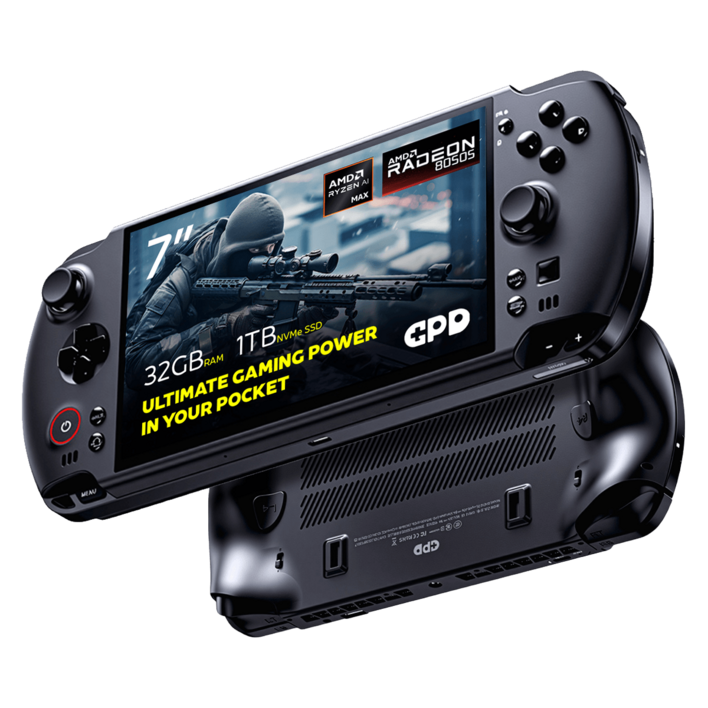GPD WIN5 AI MAX 385 휴대용 게이밍 PC 디바이스 UMPC