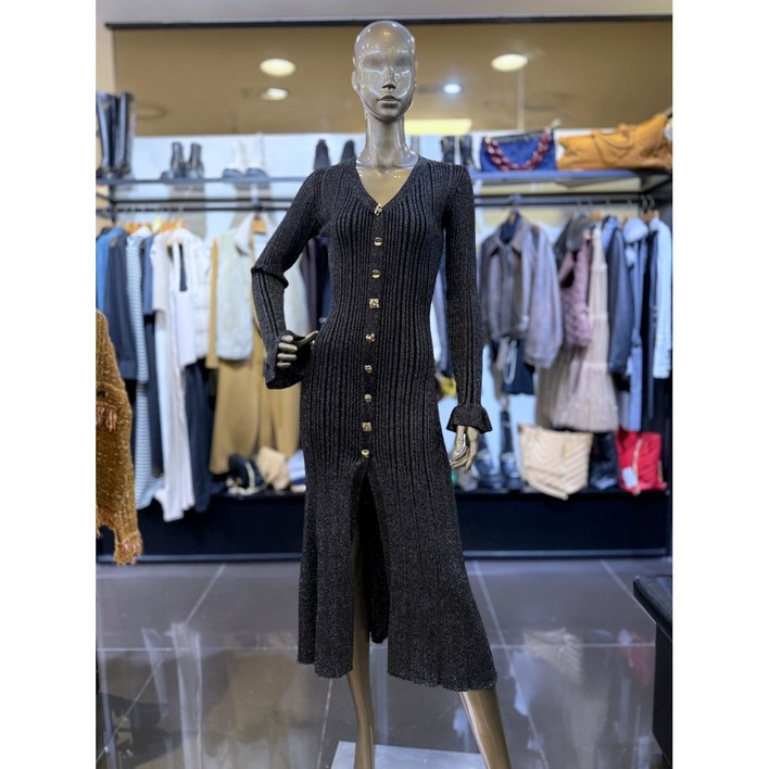 제시뉴욕 니트 글리터 롱 원피스 BFW5PNKA9280