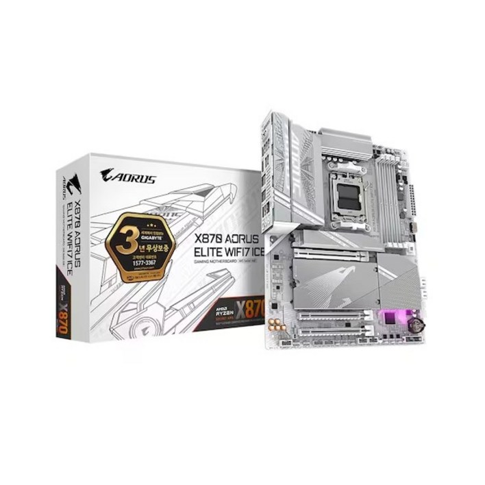 GIGABYTE X870 AORUS ELITE WIFI7 ICE 제이씨현, GAX870 AORUS ELITE WIFI7 ICE
