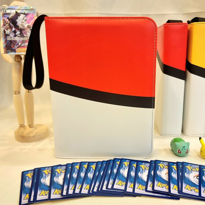 포켓몬카드 앨범 480장 보관함 바인더 스포츠 파니니 축구 카드 보관 수집 케이스 게임카드, 레드480장