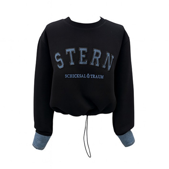 백화점 정품 레코브 맨투맨 데님 배색 맨투맨티셔츠LC61E3LT514X