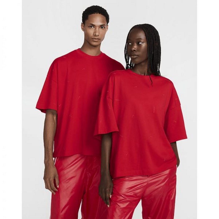[국내매장판] 나이키 반팔 캐주얼 일상복Jacquemus HF7112-611 유니버시티 레드