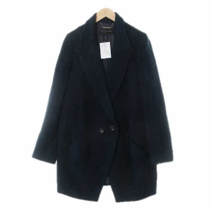 0827 미샤 네이비 알파카 더블하프코트 [85-160]