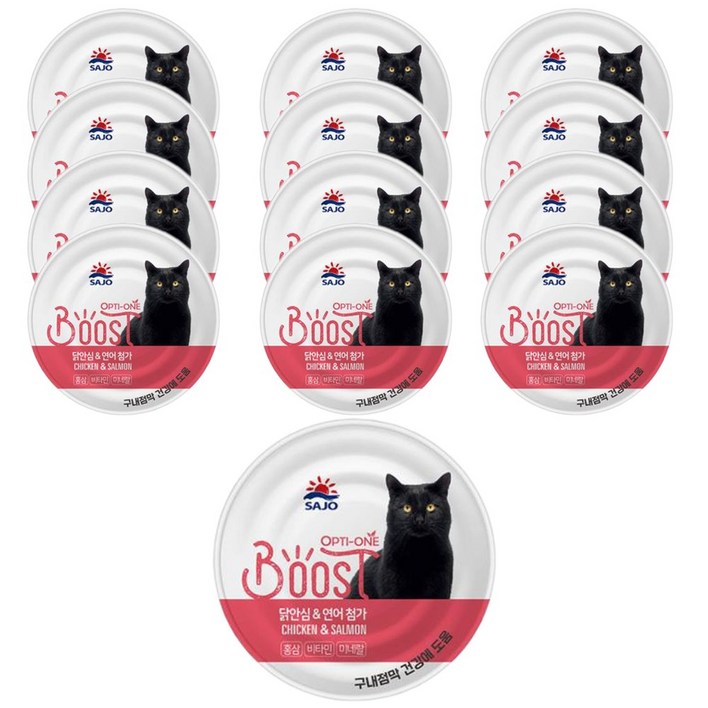 사조 옵티원 부스트, 닭안심연어, 160g, 24개