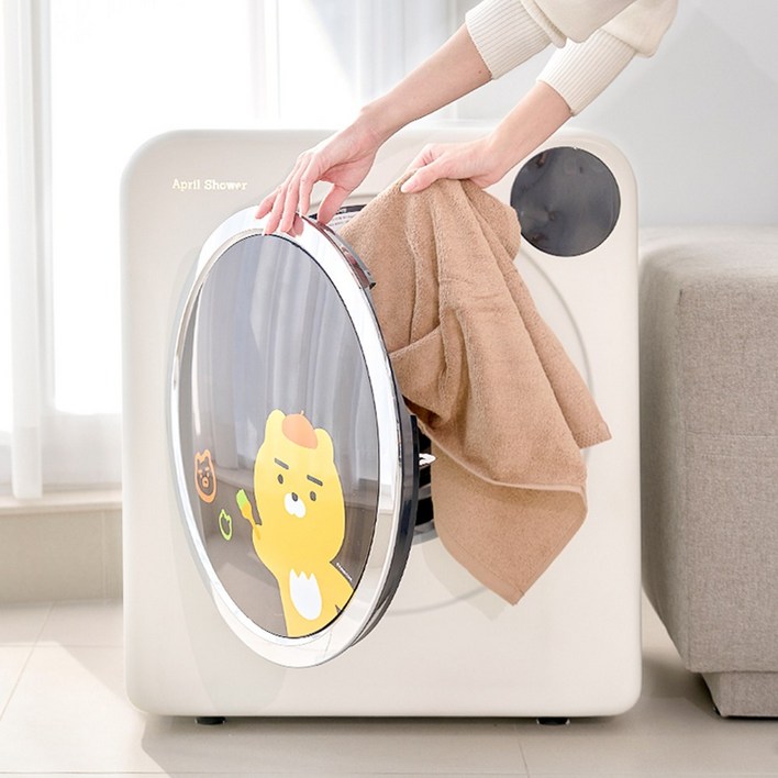 카카오프렌즈 미니건조기 소형 의류 수건 건조기 5kg
