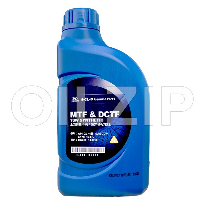 모비스순정 DCT 미션오일 1L 04300KX1B0