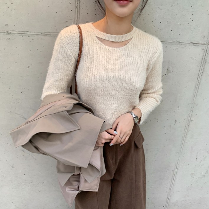 미아마스빈_누에보 넥트임 니트 티셔츠