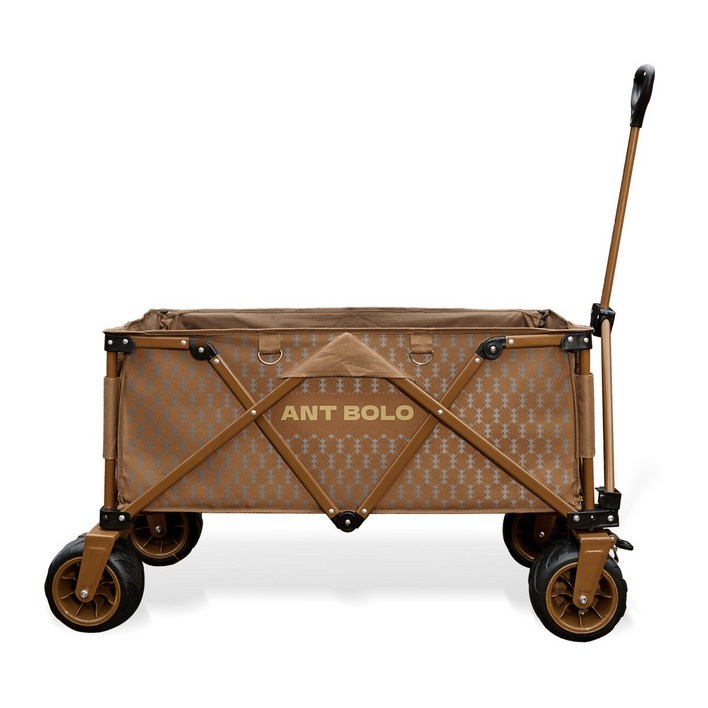 볼로 접이식 감성 캠핑웨건 MYW111, 1개, 웨건 브라운 단품