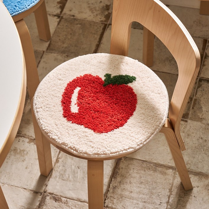 모던하우스 L 터프팅 미니러그 겸 방석