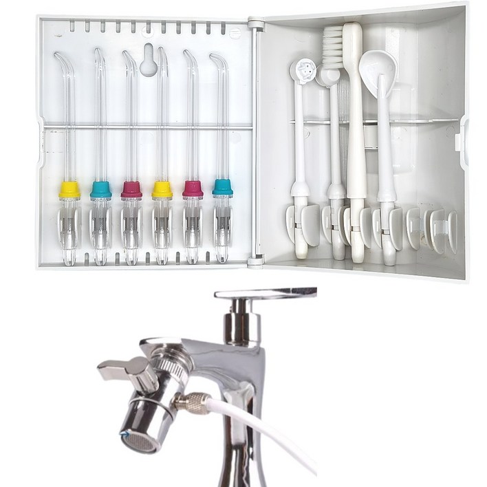 퓨어앤케어 수도 직수 구강세정기 2024 수도직결식 치아 워터 관리픽 물치실