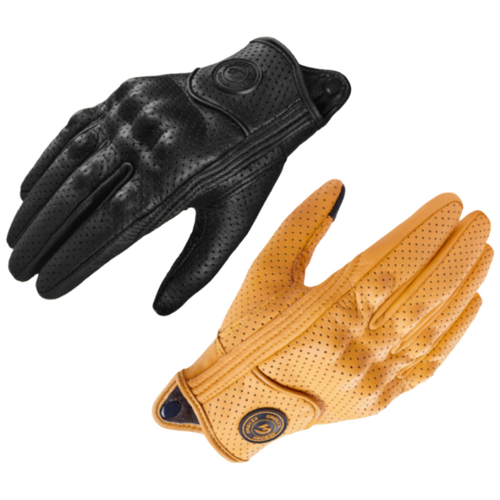 핏타스틱 양가죽 에어홀 바이크 장갑 고감도터치