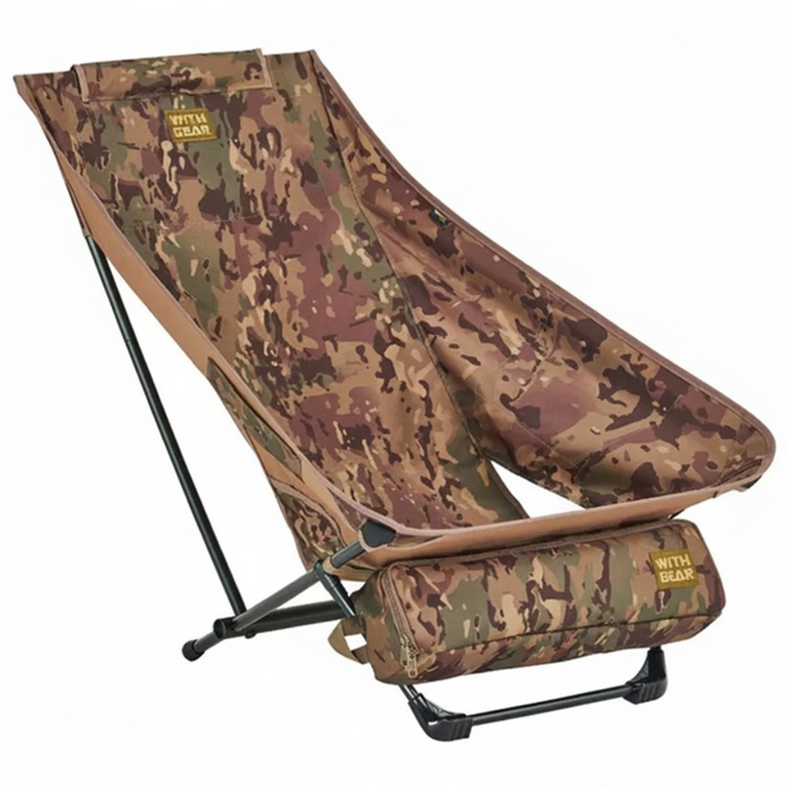 위드기어 체어카보2 FCCV2 초경량 레스트 국내 제작국산 접이식 캠핑의자, 밀리터리카모, 1개