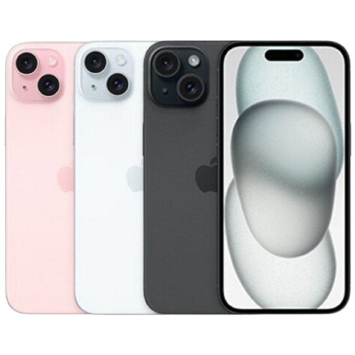 애플 아이폰15 S급 공기계 유심만 넣어 바로 사용 용량선택  128GB  256GB 구성품  단말기  USB케이블  젤리케이스  보호필름  그립톡, 128GB, 핑크