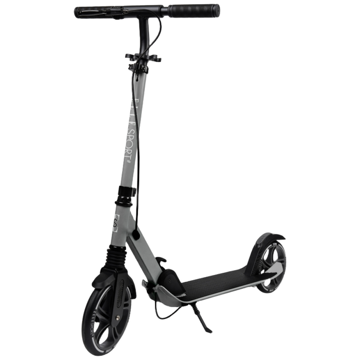 엘르스포츠 접이식 킥보드 글라이드 핸드브레이크 높낮이조절 초등학생 어린이, 글라이드_그레이, 1개