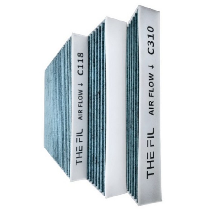 PM0.3 자동차 활성탄 에어컨 필터 전면 후면 세트 초미세먼지 탈취 더필, 5세트, 더 뉴 카니발 KA4 하이브리드 전후면 105 107