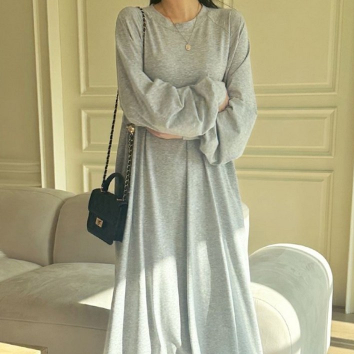 마크 빅사이즈 나그랑 맥시 임부복 롱 원피스2기장