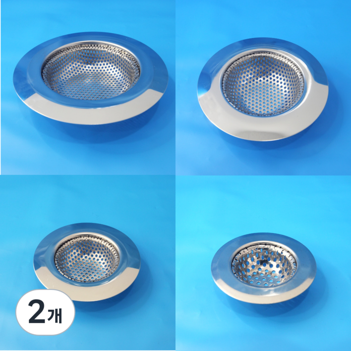 띵크프로덕트 싱크대 세면대 화장실 배수구 거름망, 2개, 1개