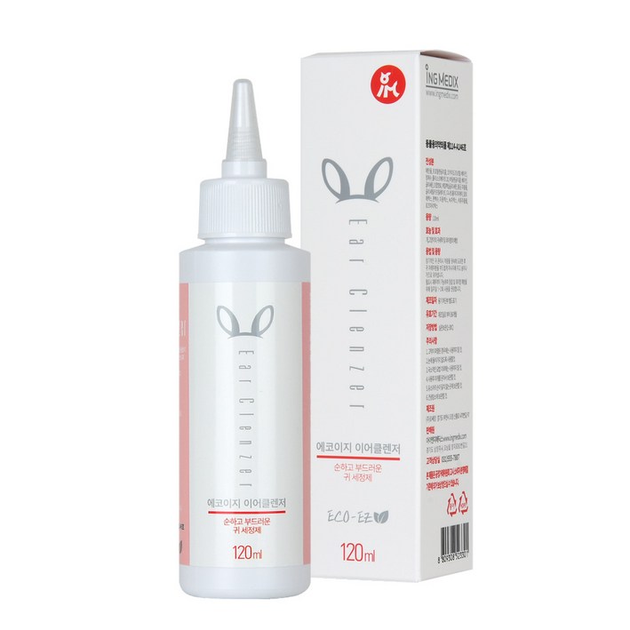 에코이지 반려동물 이어클렌저, 120ml, 1개 에코이지 반려동물 이어클렌저, 120ml, 1개