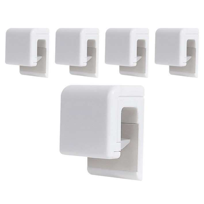 리빙메이커 무타공 간편 클립형 치약걸이