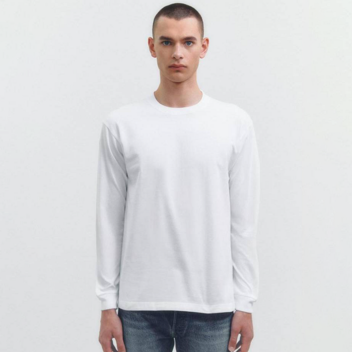 헤인즈 남녀공용 비피 롱 슬리브 티셔츠