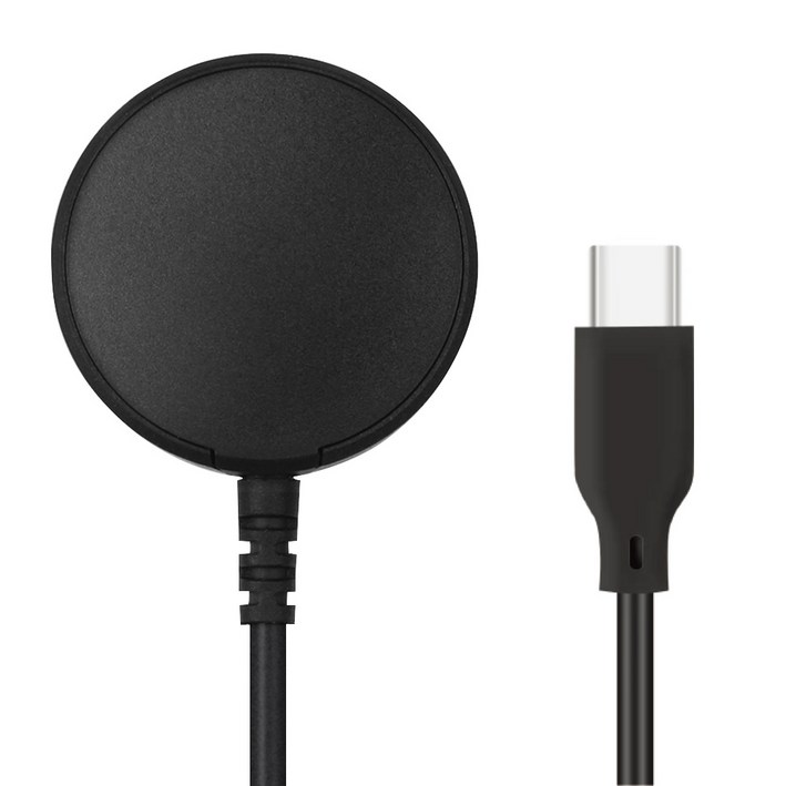 홈플래닛 C타입 무선충전기 1m 삼성 갤럭시워치 7 6 5 Pro 4 클래식 3 액티브 2 1 호환