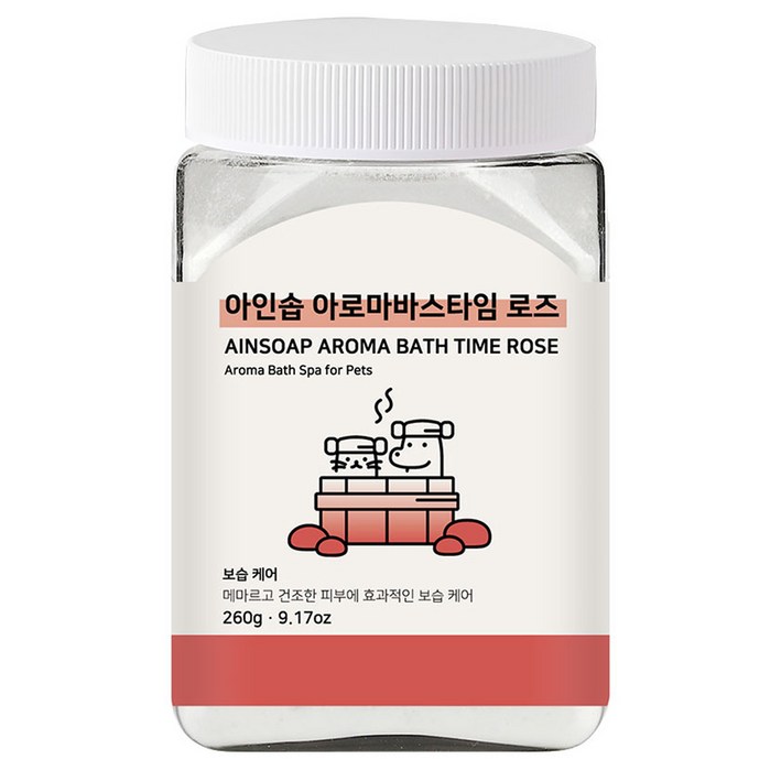 아인솝 아로마 바스타임 탄산 스파 로즈 + 전용 스푼